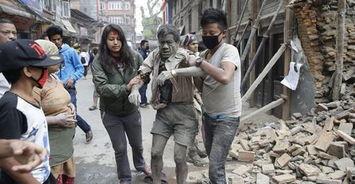 尼泊尔地震视频